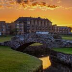 Old Course Hotel at sunset